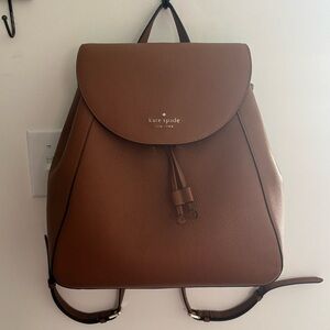 Kate Spade Leila Large Leather Gingerbread Backpack #630